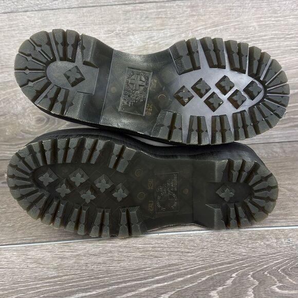 Dr Martens 1460 Pascal Max Women’s Sz 7 White Leather Platform Combat Boots - Picture 8 of 11